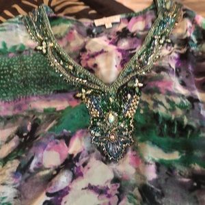 Beach dress with glitter